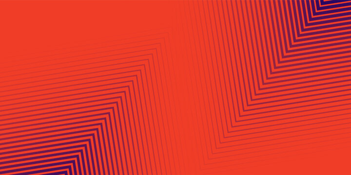 Abstract red and purple background with geometric chevron arrow lines, modern gradient speed concept, futuristic dynamic motion pattern, corporate growth and direction backdrop design.