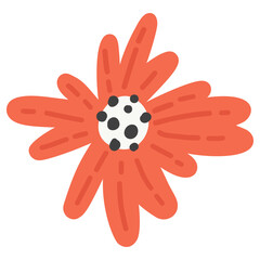 Obraz premium Flower creative illustration element