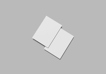 Blank A4 Flyer Mockup - Design Illustration