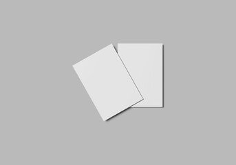 Blank A4 Flyer Mockup - Design Illustration