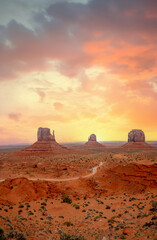 sunset over monument valley © CK