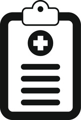 Obraz premium Clipboard representing medical report, health data, and healthcare documentation