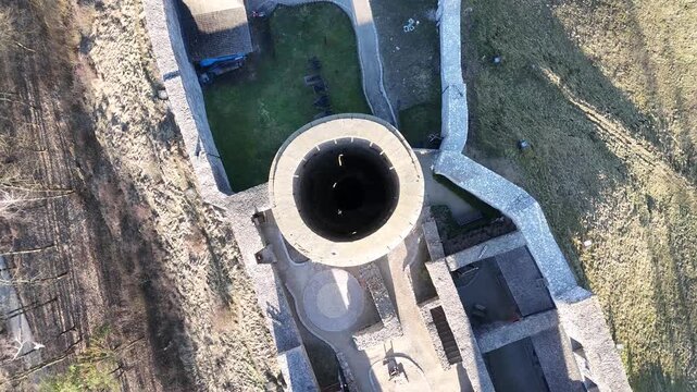 Chęciny Royal Castle &ndash; 4K Aerial Drone Footage