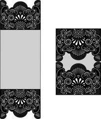 Laser Cut Invitation Card. invitation wedding card. Laser cutting for birthday