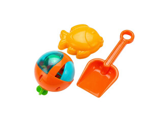Colorful beach toys for kids' summer fun and playful activities