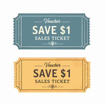 Stylish discount ticket offering $1 off for savvy shoppers everywhere today