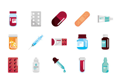 Pharmacy Illustration Set