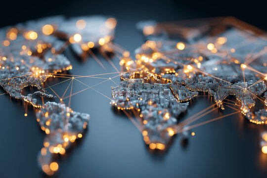 Intricate global value chains connecting manufacture