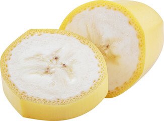 과일-바나나-바나나 단면-바나나 과육-가로로 자른 바나나 단면-단면이 보이는 바나나-바나나 원형 단면-바나나 슬라이스-바나나 껍질-배경 제거