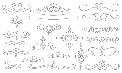 Obraz premium Hand Drawn Doodle Vector Set, Cute Sketch Icons and Decorative Elements Collection with Fun Symbols, Arrows, Stars, Hearts, and Shapes for Notebook Illustrations, Stickers, Social Media