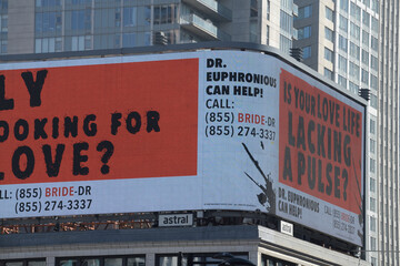 Naklejka premium digital advertisement for the movie 