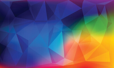 Obraz premium Colorful geometric shapes gradient background abstract