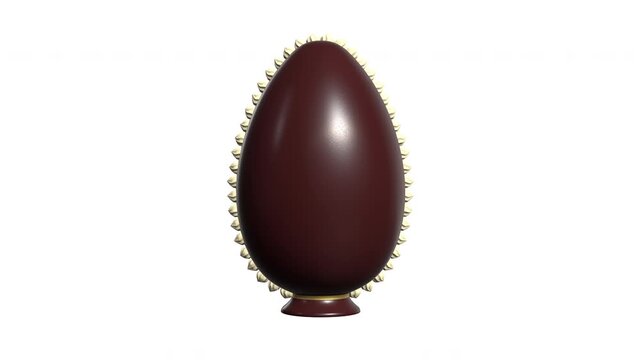 3D animation of Easter egg