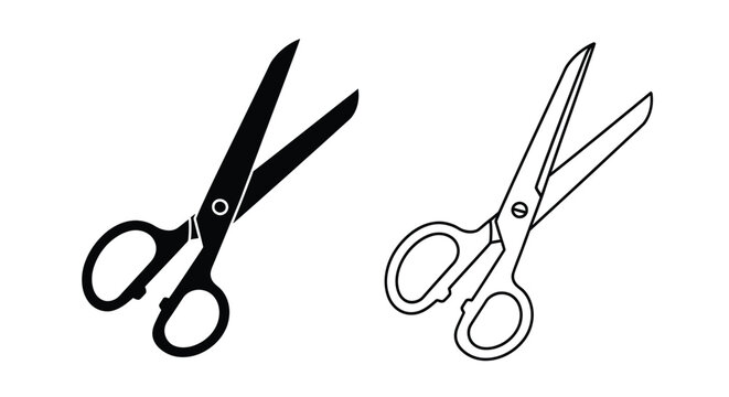 Scissors design - vector art Vector