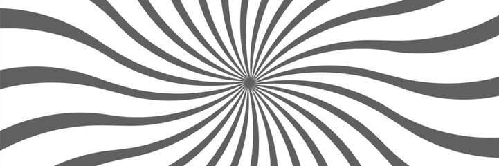Obraz premium Gray and White Radial Sunburst Background With Converging Rays and Retro Optical Burst. modern trendy design