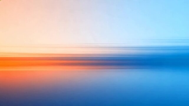 Abstract gradient of sky and water
