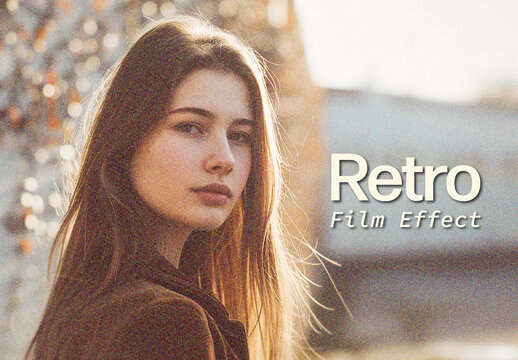 Retro Film Photo Effect