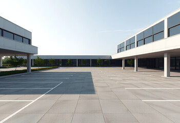 Obraz premium Parking lot background