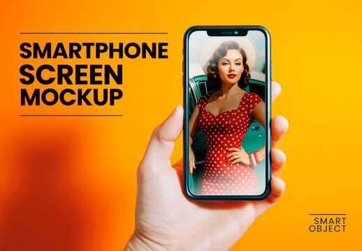 Realistic Smartphone Mockup