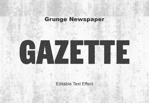 Grainy Stencil Print Text Effect