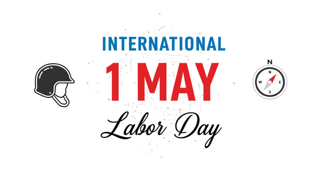 International Labor Day May 1 vector illustration