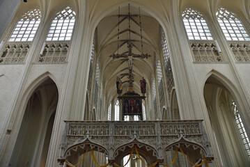 NefgothiquecathdraleLouvainBelgique