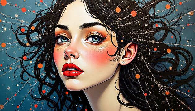 Portrait of a Celestial Dreamer