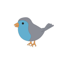 Obraz premium Cute Blue Bird
