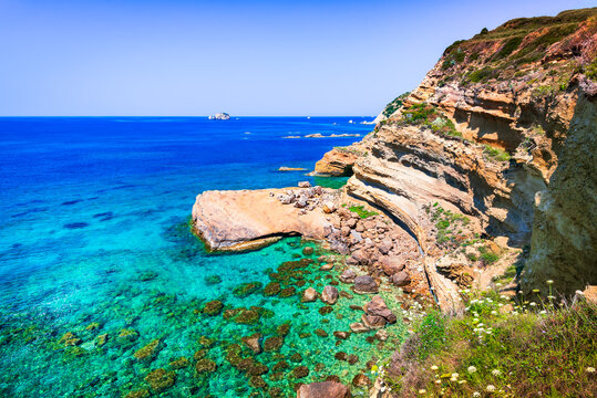 Kefalonia, Greece. Paralia Amandakis, beautiful Ionian Islands.