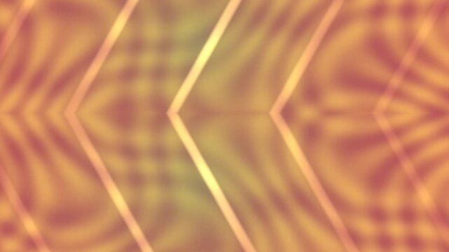 Abstract background with warm orange and yellow hues featuring prominent chevron patterns and a wavy, textured surface.
