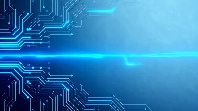 Blue circuit board design