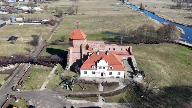 Liw Armory &ndash; Sunny Day 4K Aerial Drone Footage | Early Spring
