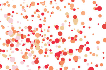 Light multicolor background, colorful vector texture with circles. Splash effect banner. Glitter silver dot abstract illustration with blurred drops of rain. Pattern for web page, banner,poster, card.