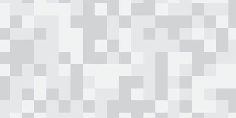 Seamless pattern with squares. Abstract pixel and cube background. Vector digital mosaic pattern. Geometric light elements tile art backdrop.