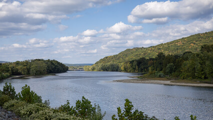 Susquehanna River Landscape with Forested Hills in Pennsylvania © Kevin O'Toole