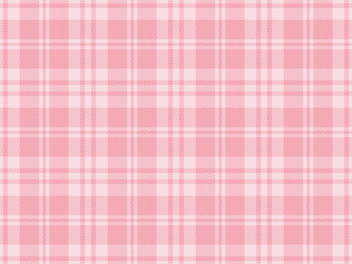Seamless plaid pattern, soft rose pink chequered tartan plaid pattern background for textile clothing