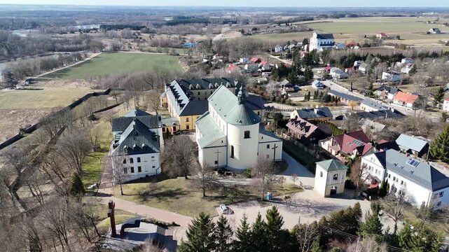 Holy Trinity Cathedral in Drohiczyn &ndash; 4K Aerial Drone Footage