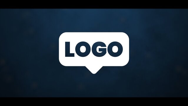 Cinematic Black Bars Mysterious Logo Reveal