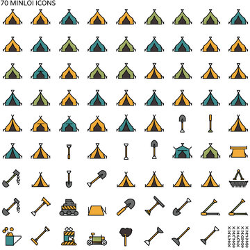 An ancient book and a treasure chest filled with gold coins are partially buried in the sand dunes of a desert.