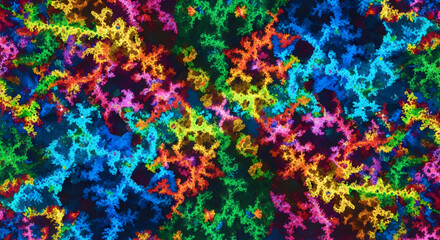 Vibrant Fractal Pattern