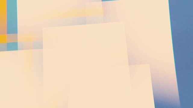 Abstract colorful vector illustration of a blank 3d paper sheet template with shadows for business document or office note message space