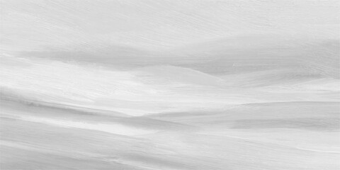 A white winter nature background features a snowy road and beach with a cold frozen ice texture and abstract frost patterns under a gray sky © PAGLAA