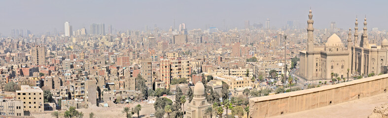 View of Old Cairo seen from the Citadel, Egypt