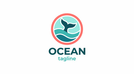 The logo beautifully portrays a whale tail rising above stylized ocean waves, representing the brand’s dedication to marine conservation and oceanic awareness. © Huilong