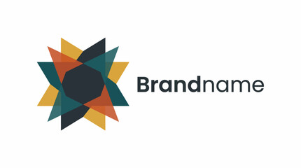 Obraz premium This vibrant abstract star logo signifies creativity and diversity, making it suitable for brands in the entertainment, art, or educational sectors seeking a dynamic identity.