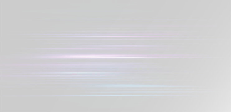 Light flare effect, realistic blue glowing beam and vertical shine overlay of high-speed urban traffic, horizontal lines

