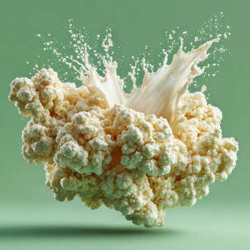 Raw milk rennet curd granules in perfect formation