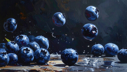 A 3d illustration of the blue planet earth globe floating in the dark space universe surrounded by stars, glowing atmosphere, and white clouds over the ocean