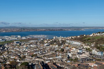 Obraz premium Landscape photo of Portland in Dorset