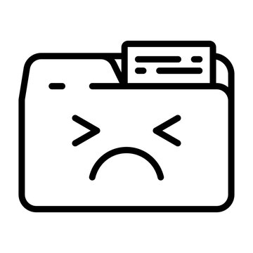 Sad Icon Design